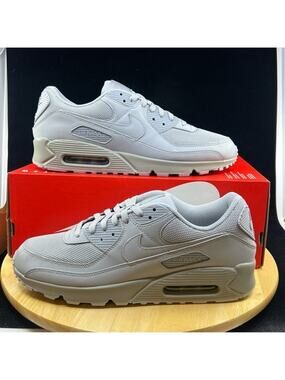 Nike Air Max 90 Recraft Triple Wolf Grey CN8490-001 Size 11.5 Men's Retro